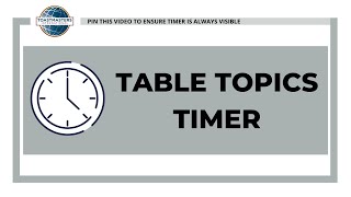 Table Topics Timer With Time