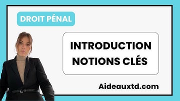 Cours de Droit pénal : Introduction et notions clés à maîtriser