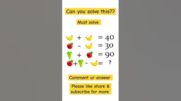 "Can You Solve This Maths Puzzle? 🧩 | Test Your Brain!" #iqtest