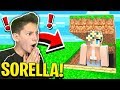 HO TROVATO la CASA *SEGRETA* di MIA SORELLA su MINECRAFT!!