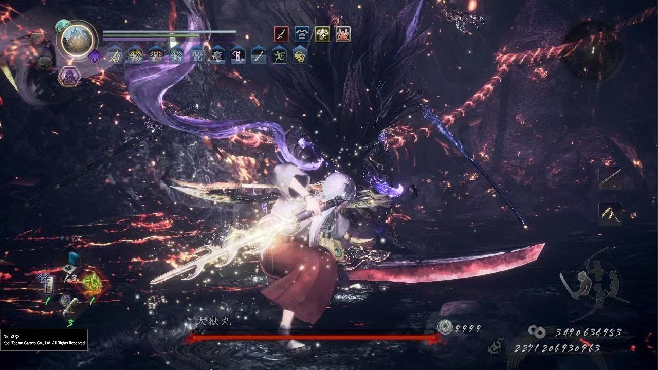 仁王２奈落獄深處26F(薙刀鐮)大獄丸、前田利家、黃泉雷神