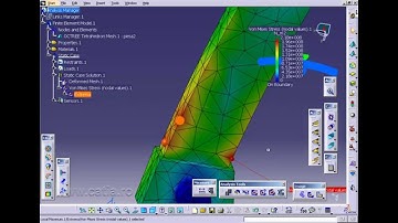 CATIA v5 video tutorial FEM analysis