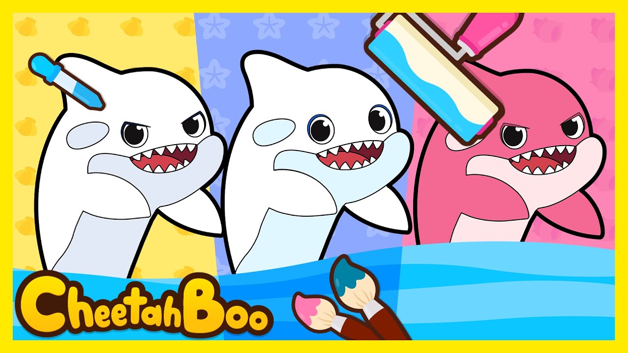 Давайте раскрасим косаток | Учим цвета с морскими животными | 