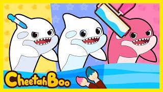Let's color the killer whale | Learn Colors with Sea Animals | #Cheetahboo