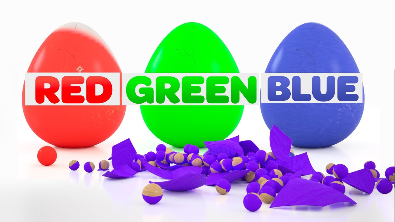 Learn Colors With Egg and Balls Baby Bobo Colors تعلم الألوان Colours Videos for Children