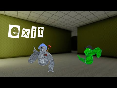 Gorilla tag back rooms! Part 3 we get out￼￼!!!
