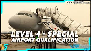 FLIGHT PLANNING A LEVEL 4 SAQ AIRPORT WITH WINTER WX | KSLC - KJAC | FENIX A319