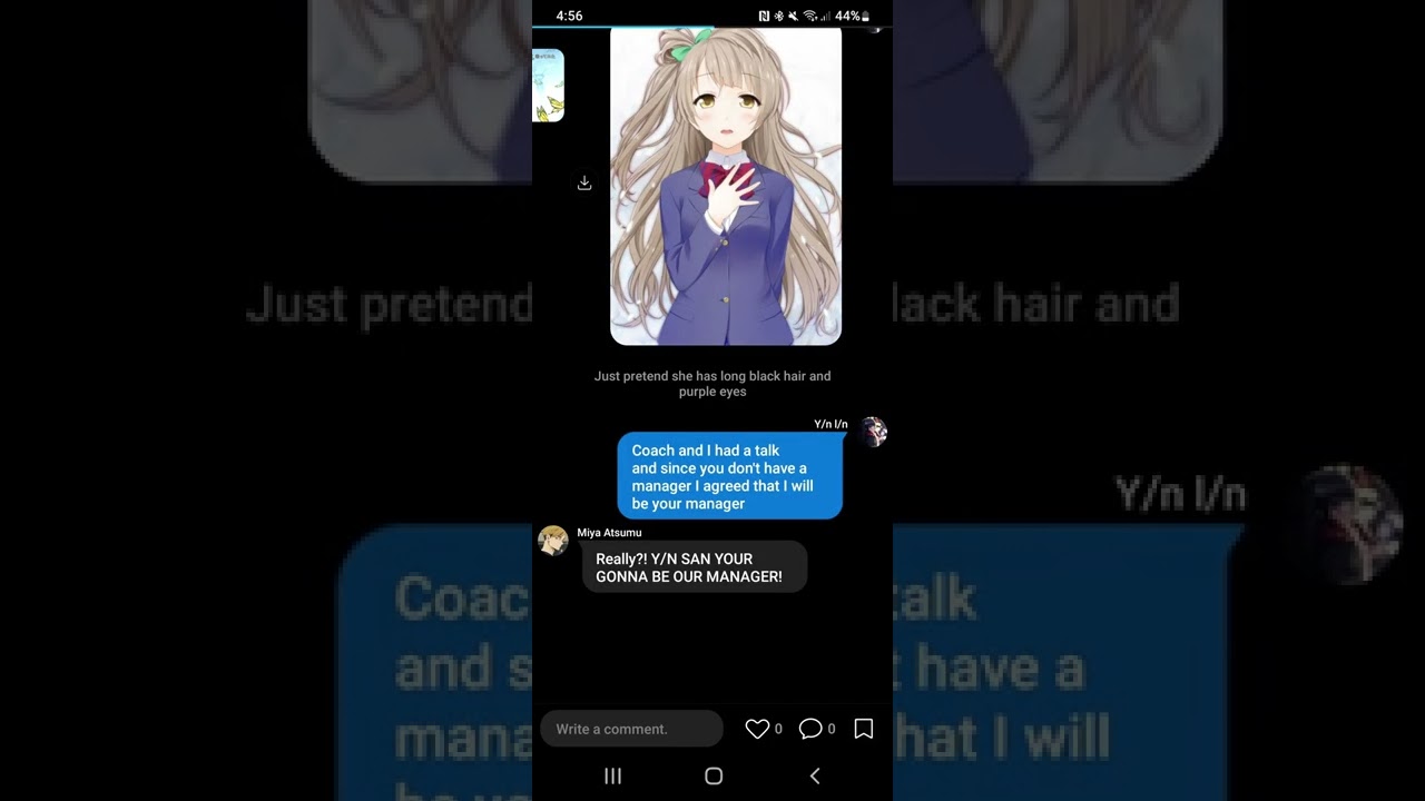 Y/N as Inarizaki manager