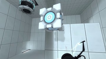 Portal 2 - Floating Cubes Glitch