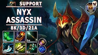 Nyx Assassin Soft Support | 7.32 | Pos 4 NA Play | Dota 2 Immortal Gameplay screenshot 1