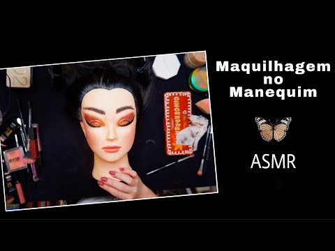 ASMR Portugal: Maquilhagem em manequim