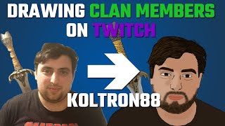 Drawing Runescape Clan members - Koltron88 Speedart - Mr Relliks