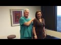 Houston chiropractor dr gregory johnson helps patient grow taller with insane ring dinger