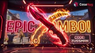 CRUSHING CS2 CASE BATTLES! (Huntsman Ruby Drop) | CASEHUG CODE 2026