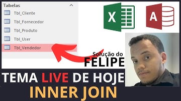 LIVE  Inner Join com Banco de Dados Access e Excel via VBA