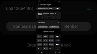 Samsung Telefonlarda Numara Engelleme Ve Engel Kaldırma Nasıl Yapılır? screenshot 2