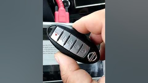 2018 Nissan Rogue Smart Key Programming