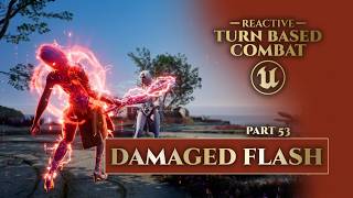 Damaged Red Flash FX - Unreal Engine Reactive Turn Based Combat #53