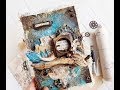 Vintage mixed media book by Olya Kravets