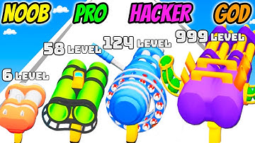 Gun Mutation 3D - NOOB vs PRO vs HACKER vs GOD