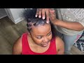 SUPER THICK HAIR | Are Stitch Braids Even Possible??