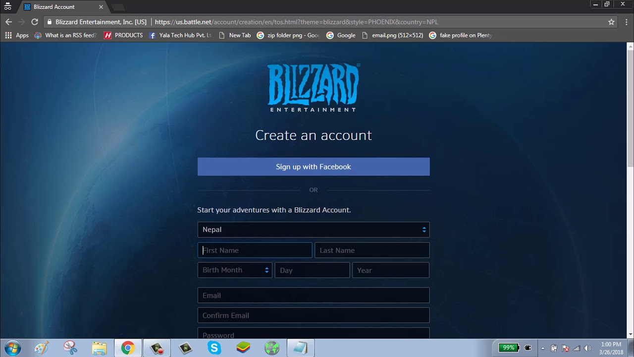 Create Battle Net Account  How To Create Account In Battle.net