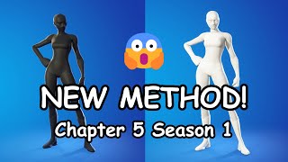How To Get ALL WHITE and ALL BLACK Superhero Skin in Fortnite Season 1 Chapter 5!