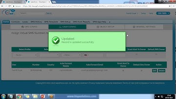 Integrate Salesforce for Sending SMS