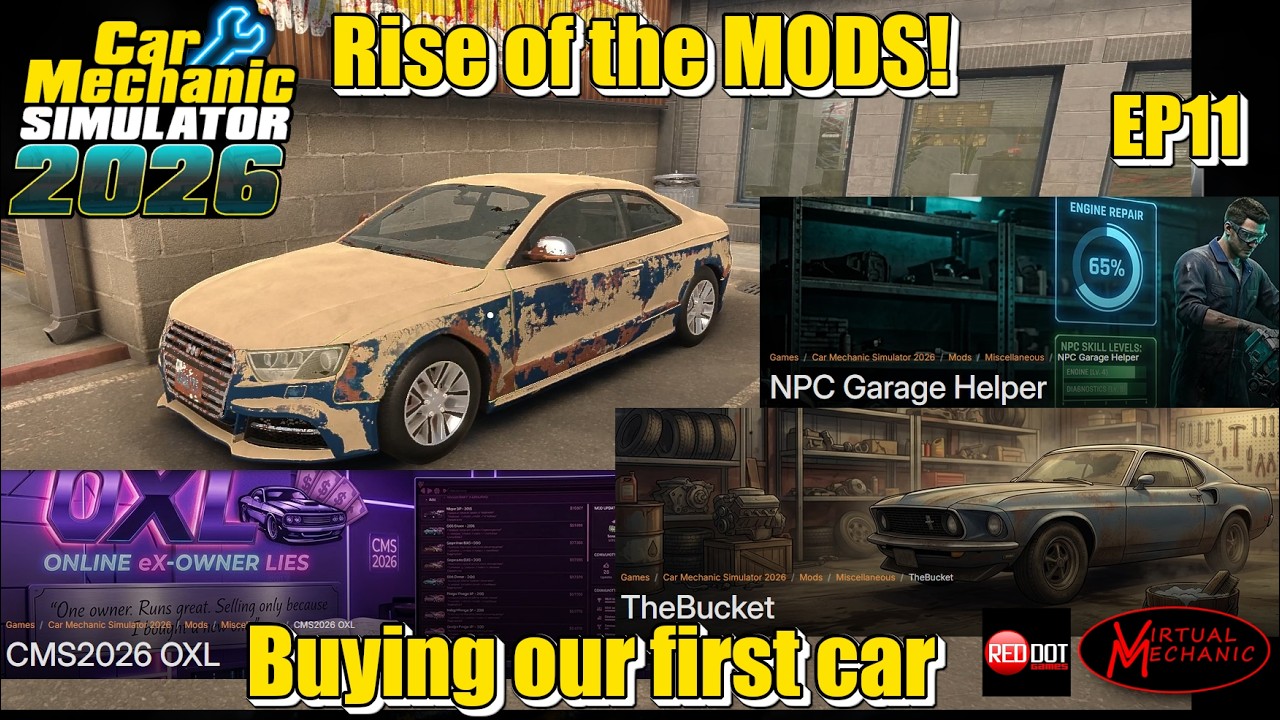 Car Mechanic Simulator 2026 Demo: EP11 Rise of the MODS