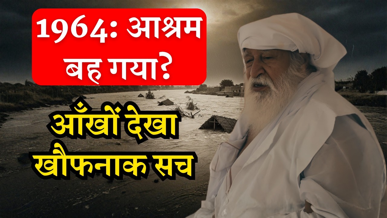 मथुरा आश्रम बह गया था? 1964 की बाढ़ का आँखों देखा सच Baba #Jaigurudev Old #Satsang | 9 Dec 1986