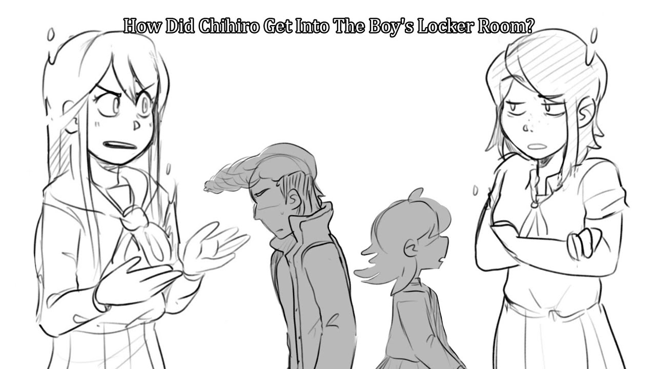 How Did Chihiro Get Into The Boy's Locker Room? - Danganronpa Comic Dub