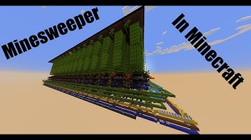 I made Minesweeper With only Redstone!!!