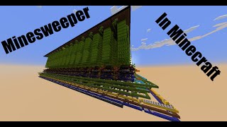 I made Minesweeper With only Redstone!!!