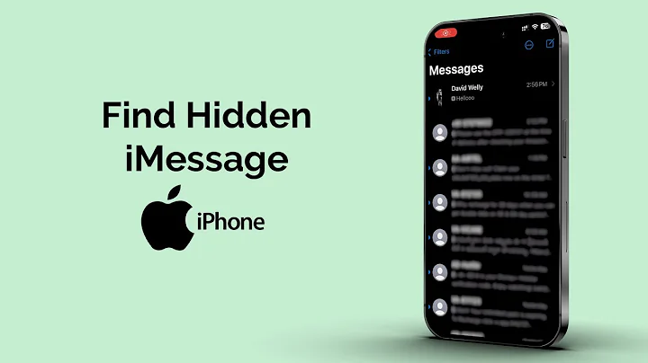 How to Find Hidden Messages on iPhone iMessage?