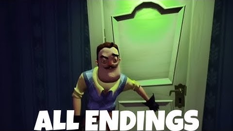 Hello Neighbor - Alphas Relocked All Endings