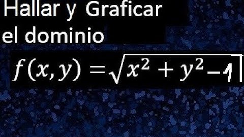 Gráfico y dominio de una función real de variable vectorial