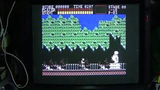Castlevania on C64 (PAL+NTSC) vs Vampire Killer on PAL MSX2
