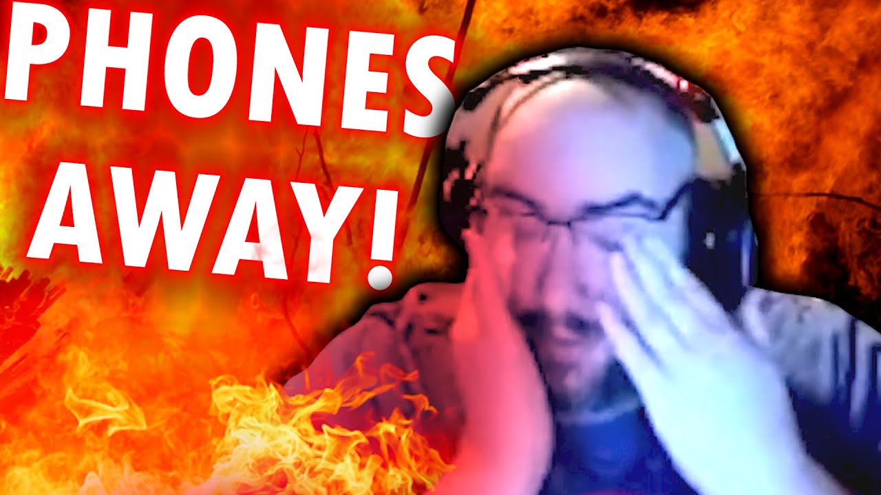 WingsOfRedemption выходит из себя, когда команда играет с телефонами