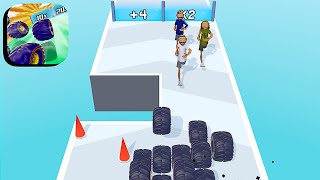 Wheel Run 3D ​- All Levels Gameplay Android,ios (Part 3) screenshot 5