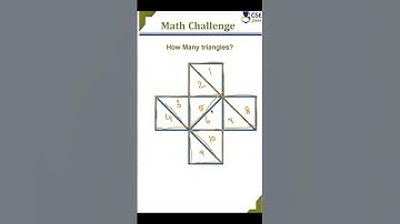 How many triangles? #csegurushorts #maths #triangle #shortvideo #shortsvideo #shorts #mathstricks