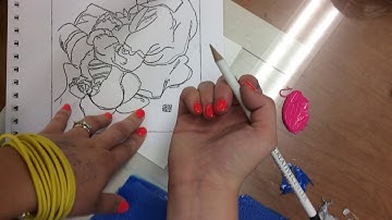 How to create a Trace Monotype print.