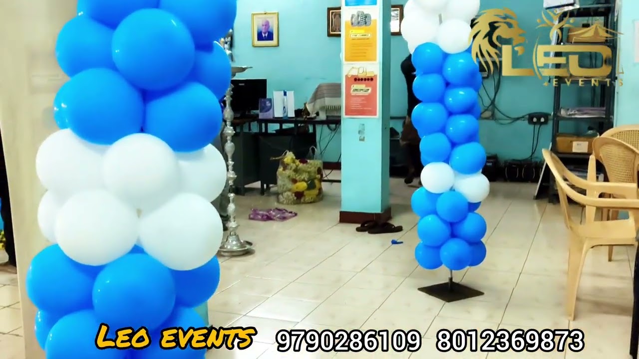 Baloon arch making - leo events 