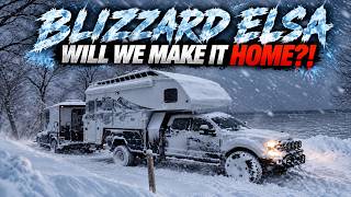 Did we Survive the Blizzard In Truck Campers…But Getting Home will be the Real Challenge!