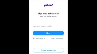Log In to Yahoo Mail