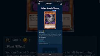 شرح بطاقات سبيد دول وحش(Fallen Angel of Roses)