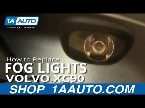 How To Replace Fog Driving Light 03-12 Volvo XC90