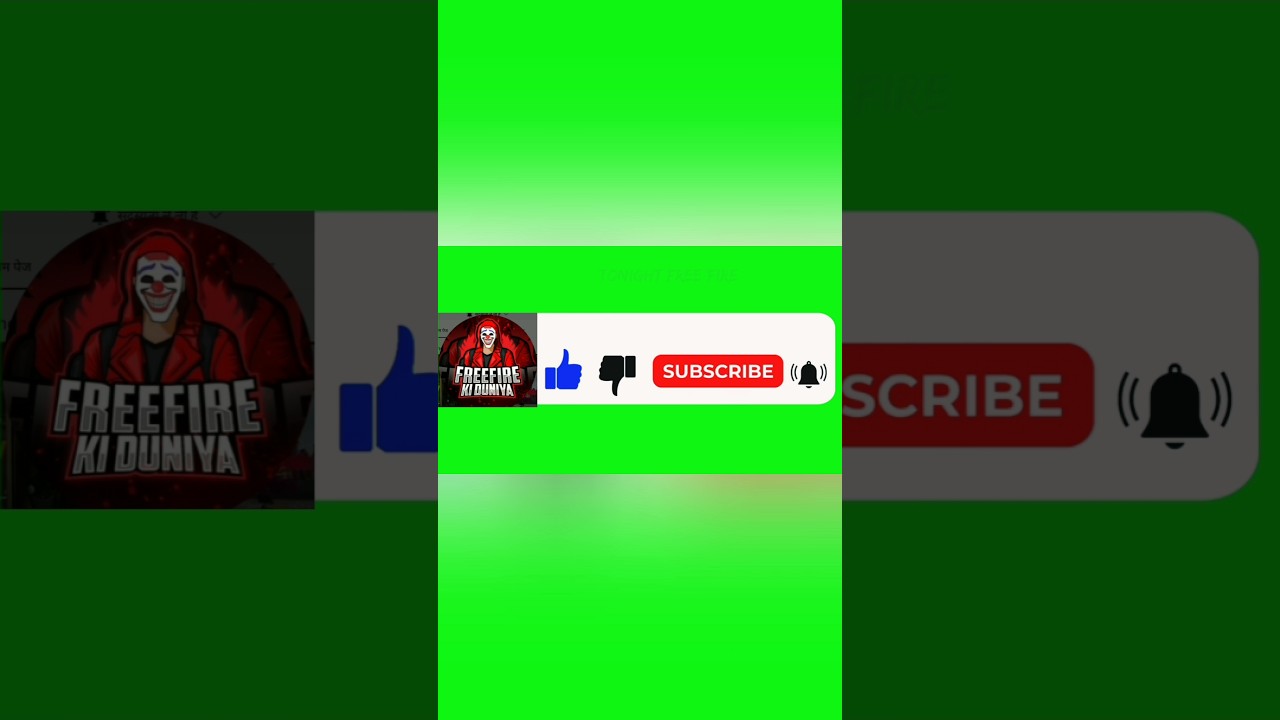 No Copyright, Subscribe and Bell icon into sound animation // Green Screen Subscribe Button Animated