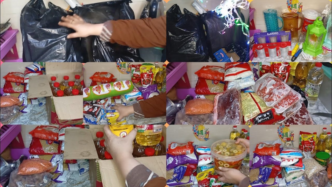 اكبرفديو مشتريات رمضان 🌙جبت كل اللي كان نقصني 🙏رمضان نور بيتي واخيرا ‼️مشتريات المطبخ 😈