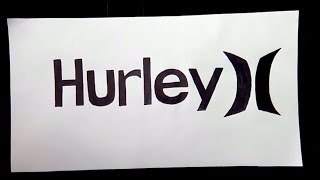 How to draw the Hurley logo