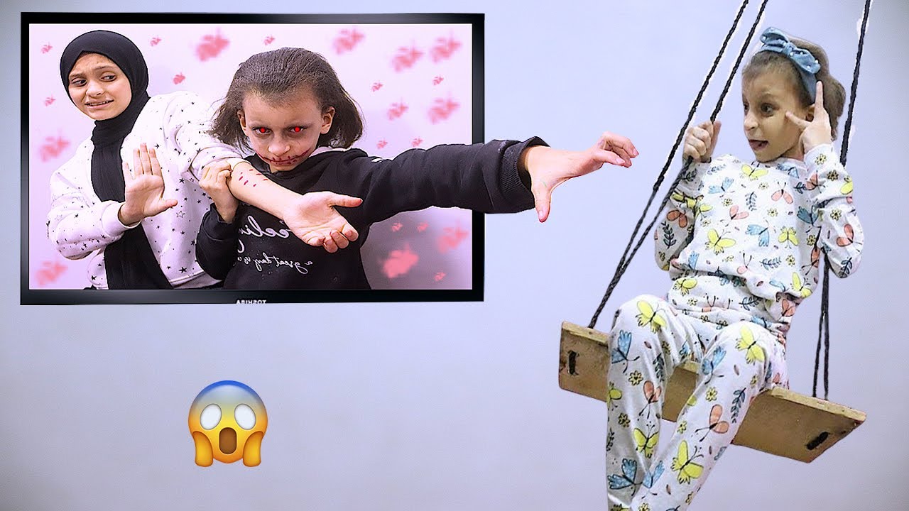 عفريت التليفزيون ظهرلى وانا على المورجيحا -  فيلم